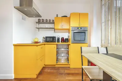 Cuisine ou kitchenette dans l'établissement Psychedelic