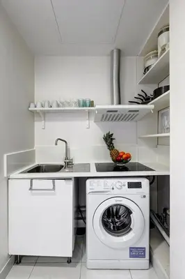 Cuisine ou kitchenette dans l'établissement Bluestay 224 - Superb apartment in Paris