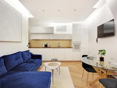 Cuisine ou kitchenette dans l'établissement Charming flat at the foot of Les Halles