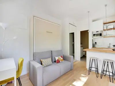 Cuisine ou kitchenette dans l'établissement Quiet studio - VICTOR HUGO DAUPHINE - MOBILITY LEASE