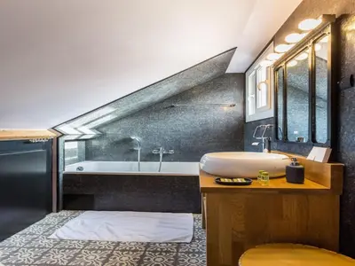 Salle de bains dans l'établissement Amazing studio - 2P - St-Germain