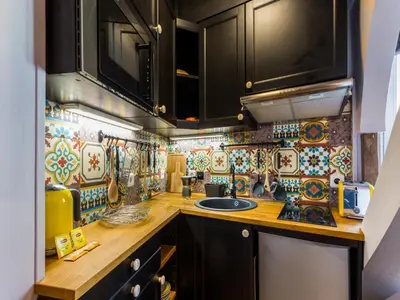 Cuisine ou kitchenette dans l'établissement Amazing studio - 2P - St-Germain