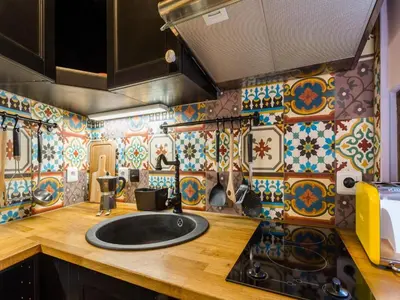 Cuisine ou kitchenette dans l'établissement Amazing studio - 2P - St-Germain
