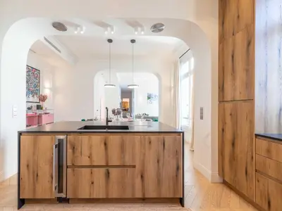 Cuisine ou kitchenette dans l'établissement Exceptional 3BD - Trocadéro Victor Hugo
