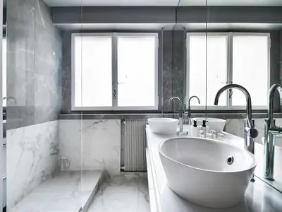 Salle de bains dans l'établissement Super flat near Grands Boulevards - Mobility lease