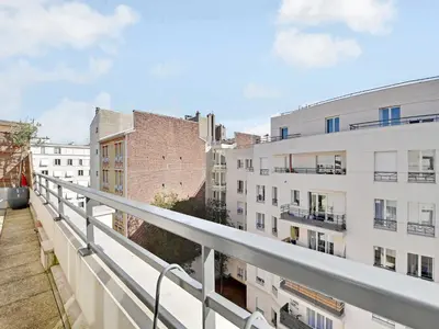 Balcon ou terrasse dans l'établissement Super flat with balcony 2P 1 BDR - Levallois