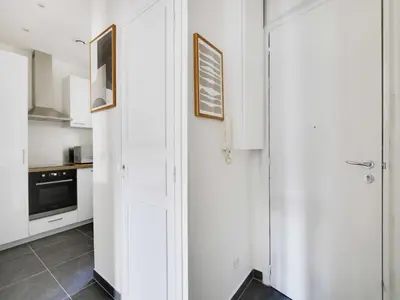 Cuisine ou kitchenette dans l'établissement Charming flat 1BDR 2P - Voltaire Bastille