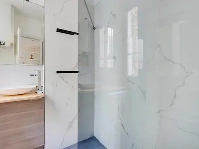 Salle de bains dans l'établissement Charming 1BDR - Jardin des plantes Austerlitz