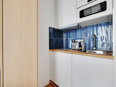Cuisine ou kitchenette dans l'établissement Pleasant studio - 2P - Passy Tour Eiffel