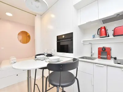 Cuisine ou kitchenette dans l'établissement Super Studio lumineux- Gambetta BAIL MOBILITE