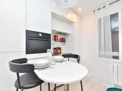 Cuisine ou kitchenette dans l'établissement Super Studio lumineux- Gambetta BAIL MOBILITE