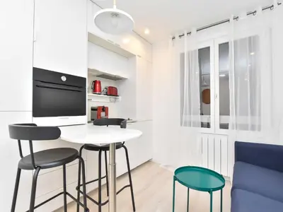 Cuisine ou kitchenette dans l'établissement Super Studio lumineux- Gambetta BAIL MOBILITE