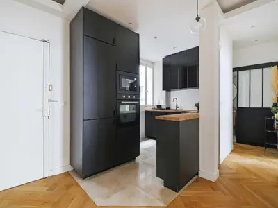 Cuisine ou kitchenette dans l'établissement Modern & Refined 1BDR 4P - Roland Garros