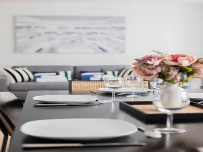 Coin salon dans l'établissement Superb flat 2BDR 3P - 16ème - Auteuil