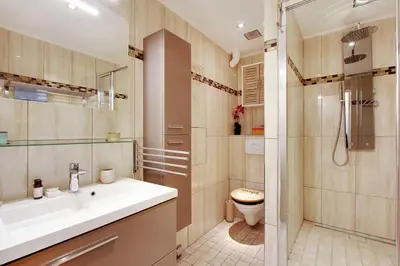 Salle de bains dans l'établissement Cozy Studio - Villette-2P - Mobility Lease