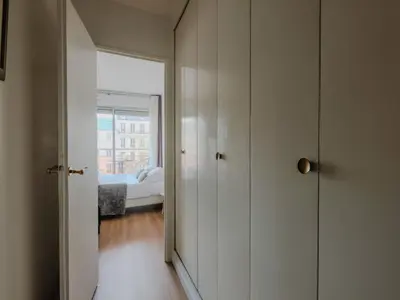 Un ou plusieurs lits dans un hébergement de l'établissement Cosy Studio- 4P - République