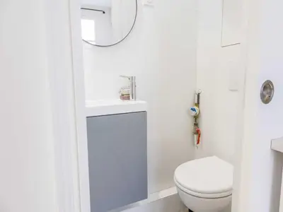 Salle de bains dans l'établissement Charming Cosy Studio -1P - Opéra Garnier