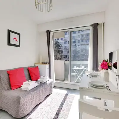 Studio near Bassin de la Villette - 2P balcony