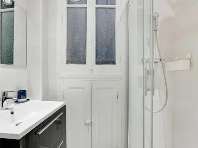 Salle de bains dans l'établissement Charming flat - 1BD 3P - Felix Faure