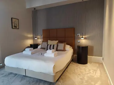 Un ou plusieurs lits dans un hébergement de l'établissement Beautiful apt in the heart of PARIS - Mobility lease