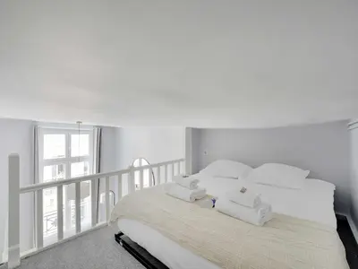 Un ou plusieurs lits dans un hébergement de l'établissement Elegant apt - 2P - near Le Marais