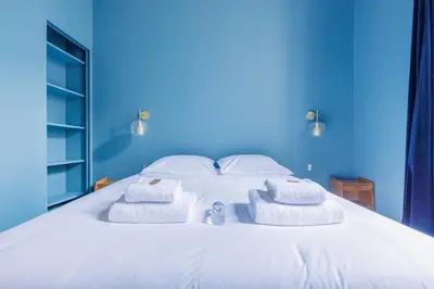 Un ou plusieurs lits dans un hébergement de l'établissement Superb apartment near Notre-Dame Cathedral - Mobility lease