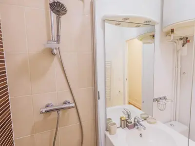 Salle de bains dans l'établissement Charmant appt - 1 BDR 2P convention 15e arr
