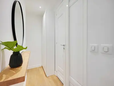 Plan de l'établissement Very nice studio for 2 people Batignolles - Nollet Mobility lease