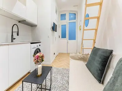 Cuisine ou kitchenette dans l'établissement studio COSY - 2P - REPUBLIQUE