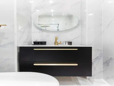 Salle de bains dans l'établissement studio COSY - 2P - REPUBLIQUE