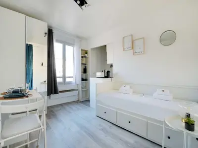 Un ou plusieurs lits dans un hébergement de l'établissement Modern studio - 2P - Faubourg Saint Antoine 11th arr