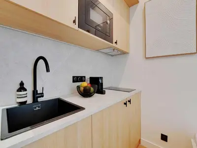Cuisine ou kitchenette dans l'établissement Cozy and Modern Studio - 2P - Palais Royal