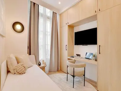 Télévision ou salle de divertissement dans l'établissement Cozy and Modern Studio - 2P - Palais Royal