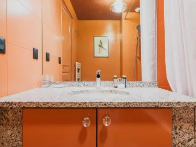 Salle de bains dans l'établissement Intimate flat - 2P- Sentier