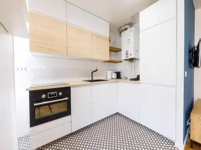 Cuisine ou kitchenette dans l'établissement Superb appt 1BDR 2P - Buttes-Chaumont
