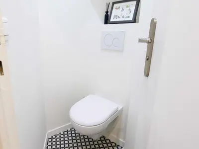 Salle de bains dans l'établissement Superb appt 1BDR 2P - Buttes-Chaumont