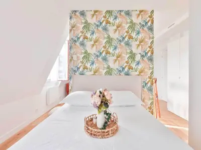 Un ou plusieurs lits dans un hébergement de l'établissement Studio COSY proche Trocadéro - Mobility lease