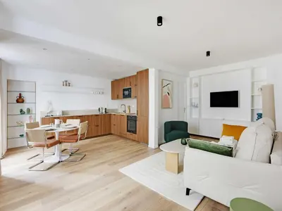 Cuisine ou kitchenette dans l'établissement Modern and elegant apt 1BD 4P - Quartier Latin