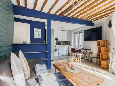 Cuisine ou kitchenette dans l'établissement Charming apartment - 1BDR 2P - Denfert-Rochereau