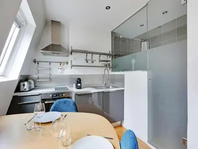 Cuisine ou kitchenette dans l'établissement Cosy Studio - 2P - Montorgueil Les Halles