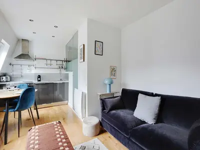 Cuisine ou kitchenette dans l'établissement Cosy Studio - 2P - Montorgueil Les Halles