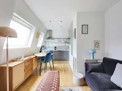 Cuisine ou kitchenette dans l'établissement Cosy Studio - 2P - Montorgueil Les Halles