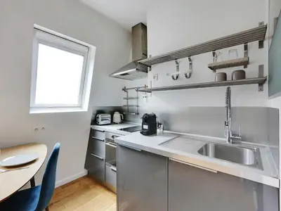 Cuisine ou kitchenette dans l'établissement Cosy Studio - 2P - Montorgueil Les Halles