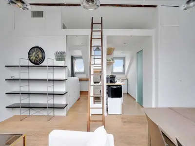 Cuisine ou kitchenette dans l'établissement Appartement Moderne - 1BR- 4P- Montmartre