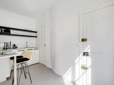 Cuisine ou kitchenette dans l'établissement Cosy studio - 2P - St Germain-des-Pres Odeon