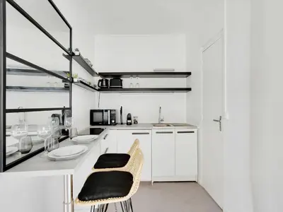 Cuisine ou kitchenette dans l'établissement Cosy studio - 2P - St Germain-des-Pres Odeon