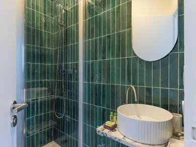 Salle de bains dans l'établissement Bright apartment - 1 BDR 2 P - Etoile Trocadéro