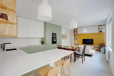 Cuisine ou kitchenette dans l'établissement Magnificent 2 bed flat - BASTILLE-ST ANTOINE - Mobility lease