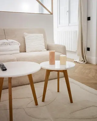 Coin salon dans l'établissement Suite luxueuse Elysee Faubourg St Honore Paris 8