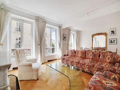 Coin salon dans l'établissement Charm and Modernity - 3BD-6P - Odéon Luxembourg
